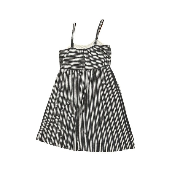 Ann Taylor LOFT Women's Striped Square Neck Mini Dress Medium Summer Casual - Picture 6 of 7